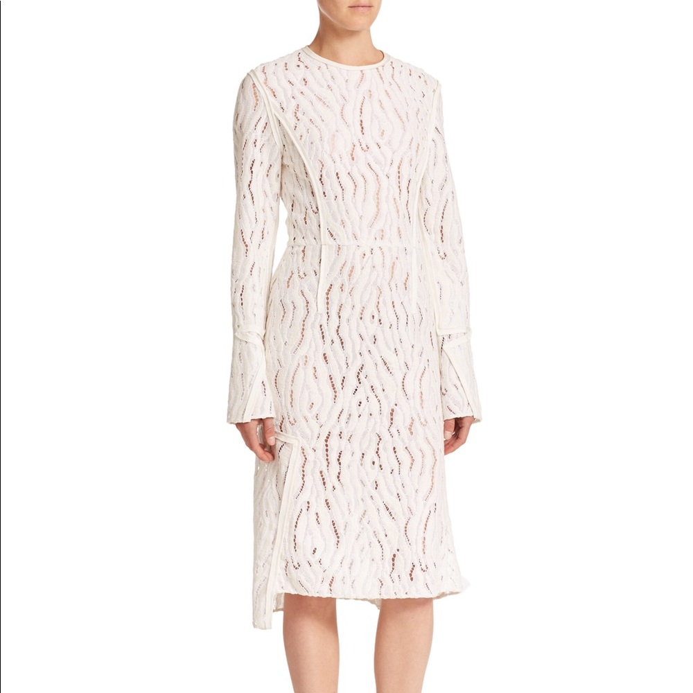 3.1 PHILLIP LIM LACE DRESS W/ EXPOSED DARTS